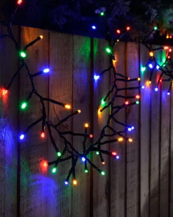 WeRChristmas 180 Chasing Cluster Light String, Multi-Coloured^ Cluster Lights
