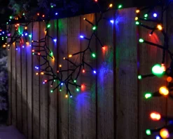 WeRChristmas 180 Chasing Cluster Light String, Multi-Coloured^ Cluster Lights