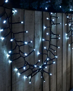 WeRChristmas 180 Chasing Cluster Light String, Bright White^ Cluster Lights|Tree Lights