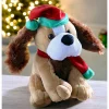 WeRChristmas 30 Cm Standing And Singing Dog With Flapping Ears Christmas Decoration^ Novelty|Figurines