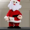 WeRChristmas 30 Cm Walking/Dancing And Singing Christmas Decoration, Santa^ Novelty|Figurines