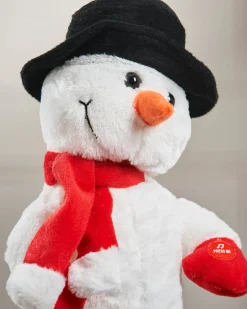 WeRChristmas 30 Cm Walking/Dancing And Singing Christmas Decoration, Snowman^ Novelty|Figurines