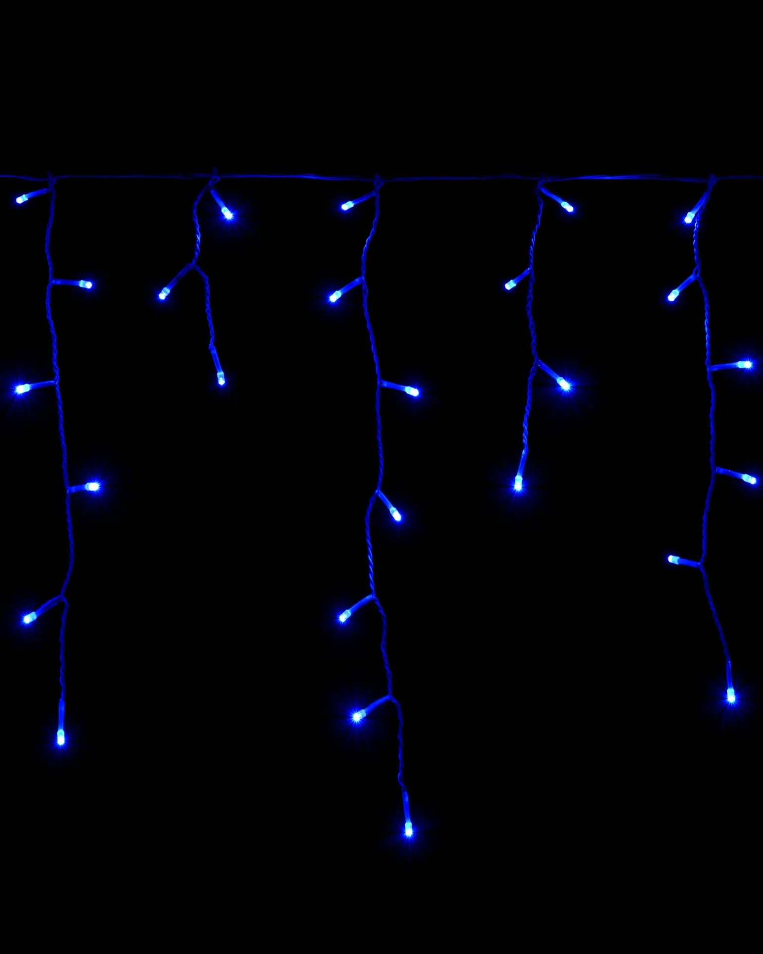 WeRChristmas 360 Icicle LED Light String, Blue, 8.8 M^ Icicle Lights