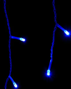 WeRChristmas 360 Icicle LED Light String, Blue, 8.8 M^ Icicle Lights
