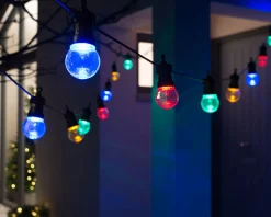 WeRChristmas 20 LED Connectable Festoon Light String, Multi-Colour, 7.7 M^ Connectable Lights|Festoon Lights
