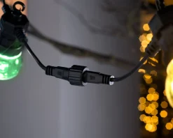 WeRChristmas 20 LED Connectable Festoon Light String, Multi-Colour, 7.7 M^ Connectable Lights|Festoon Lights