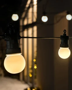 WeRChristmas 20 LED Connectable Matt Festoon Light String, Warm White, 7.7 M^ Festoon Lights|Connectable Lights
