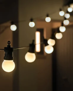 WeRChristmas 20 LED Connectable Matt Festoon Light String, Warm White, 7.7 M^ Festoon Lights|Connectable Lights