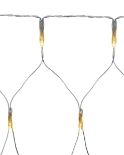 WeRChristmas 180 LED Connectable Net Light, Warm White, 1.8 M^ Curtain & Net Lights|Connectable Lights