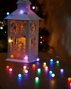 WeRChristmas 80 Pastel Multi-Coloured Micro LED Berry Lights, 6 M^ Fairy Lights|Tree Lights