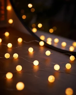 WeRChristmas 80 Pastel Warm White Micro LED Berry Lights, 2.4 M^ Fairy Lights|Tree Lights