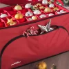 WeRChristmas 72 Piece Decoration And Ornament Storage Box, Red, 38 Cm^ Storage Bags|Storage Bags