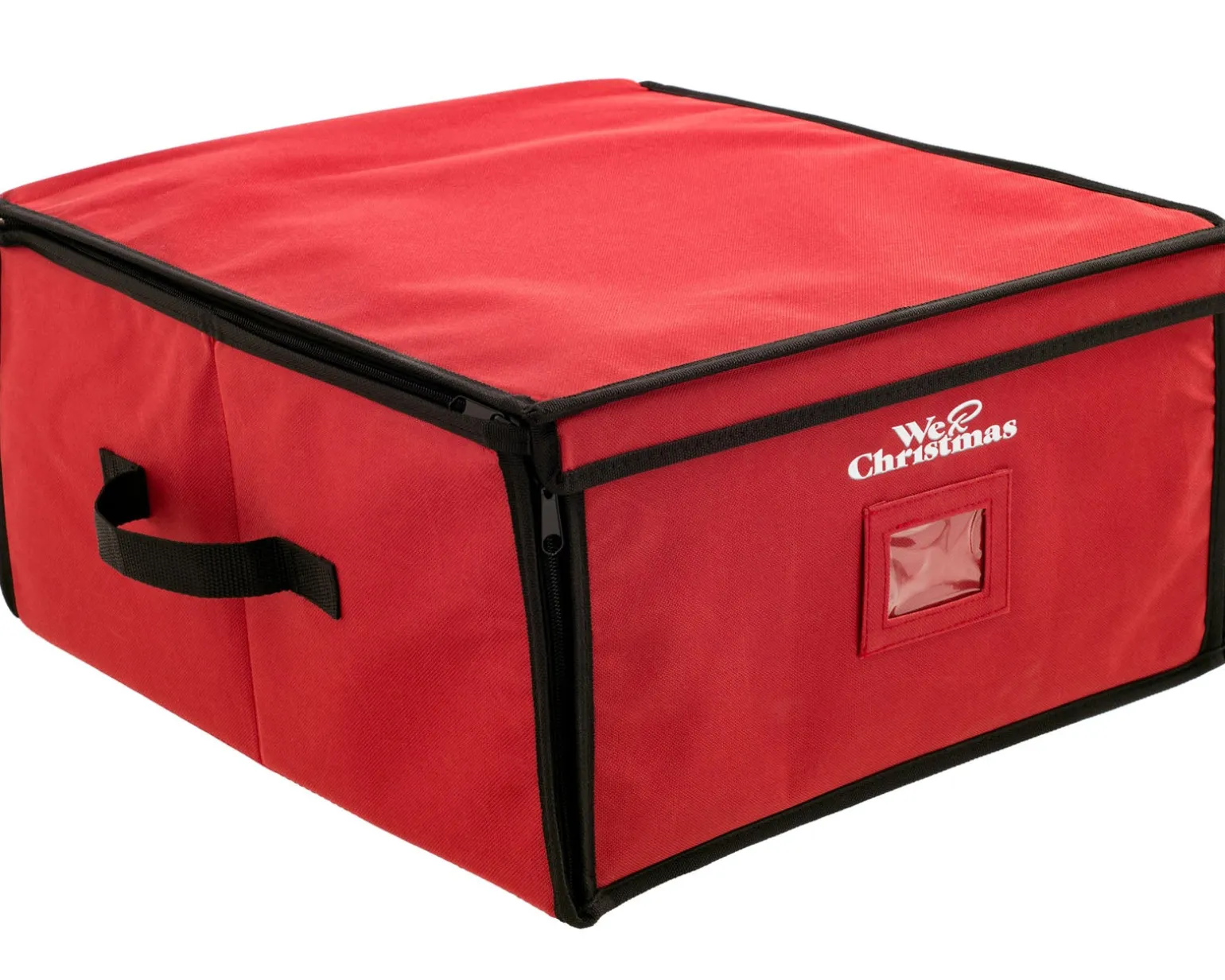 WeRChristmas 32 Piece Decoration And Ornament Storage Box, Red, 40 Cm^ Storage Bags|Storage Bags