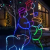 WeRChristmas 3 Wise Men Neon Rope Light Silhouette, 121 Cm^ Christmas Characters