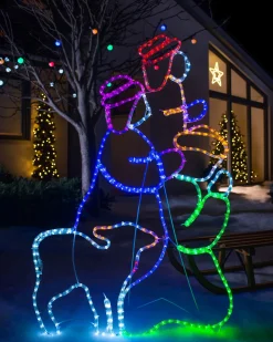 WeRChristmas 3 Wise Men Neon Rope Light Silhouette, 121 Cm^ Christmas Characters