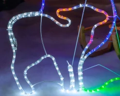 WeRChristmas 3 Wise Men Neon Rope Light Silhouette, 121 Cm^ Christmas Characters