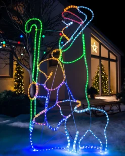 WeRChristmas 2 Wise Men Rope Light Silhouette, 152 Cm^ Christmas Characters