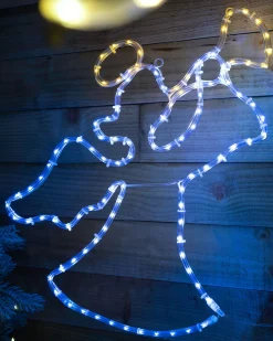 WeRChristmas Angel Rope Light Silhouette, 49 Cm^ Christmas Characters