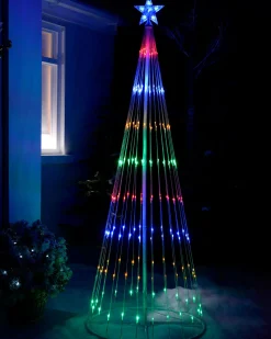WeRChristmas Animated Flashing Pop-Up Christmas Tree, 190 Cm^ Tree Silhouettes