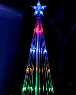 WeRChristmas Animated Flashing Pop-Up Christmas Tree, 190 Cm^ Tree Silhouettes