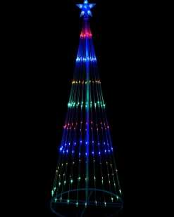 WeRChristmas Animated Flashing Pop-Up Christmas Tree, 190 Cm^ Tree Silhouettes