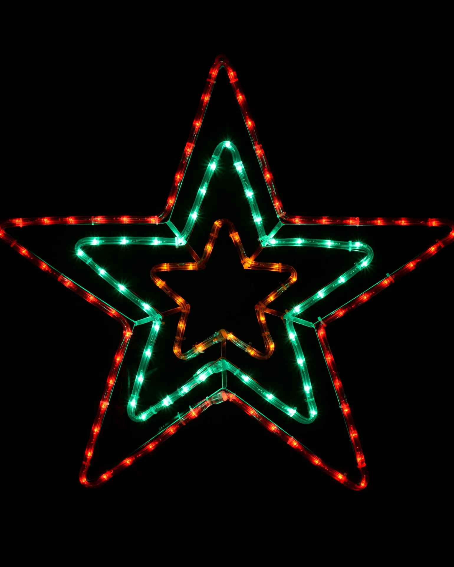 WeRChristmas Animated Flashing Star Rope Light Silhouette, 72 Cm^ Festive Star, Snowflake & Sign Lights
