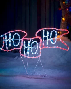 WeRChristmas Animated Flying Santa Rope Light Silhouette, 190 Cm^ Christmas Characters