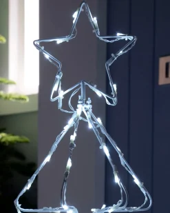 WeRChristmas Animated Multi-Function Christmas Tree Silhouette, 80 Cm^ Tree Silhouettes