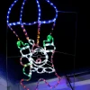 WeRChristmas Animated Santa Parachute Rope Light Silhouette, 183 Cm^ Christmas Characters