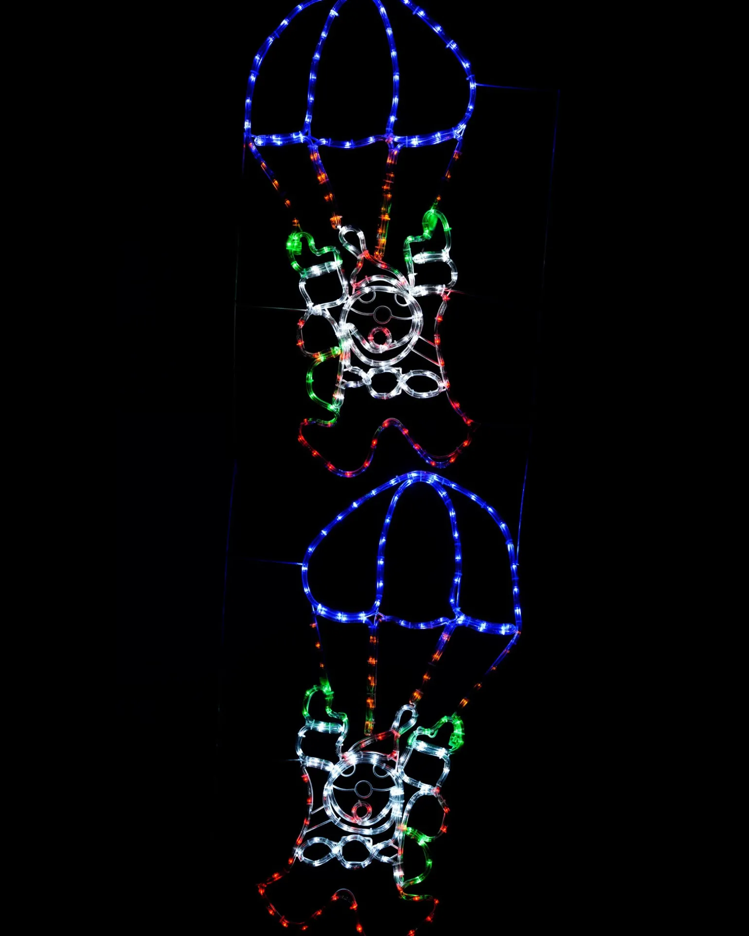 WeRChristmas Animated Santa Parachute Rope Light Silhouette, 183 Cm^ Christmas Characters