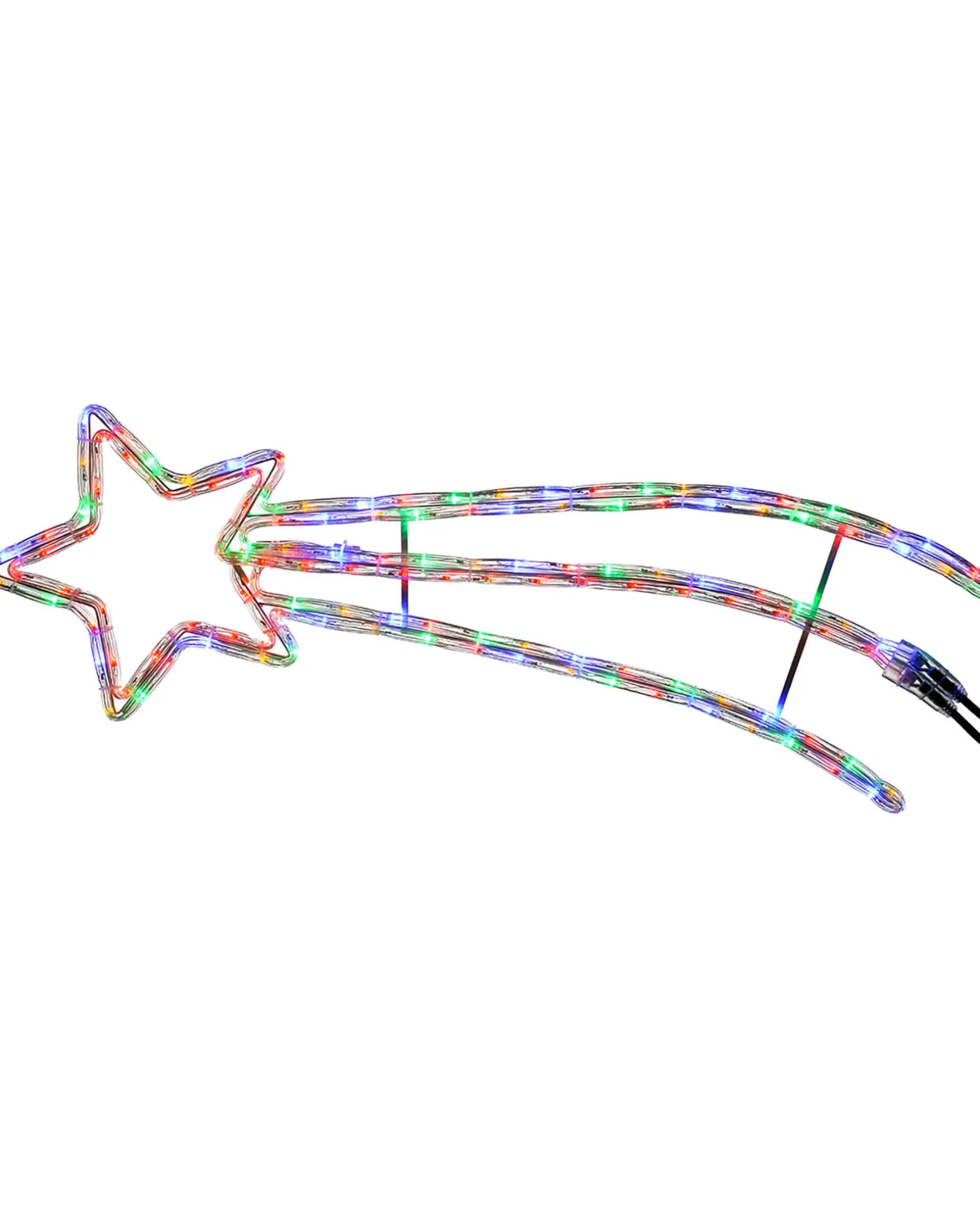 WeRChristmas Animated Shooting Star LED Rope Lights Silhouette With Speed Controller, 90 Cm - Large^ Festive Star, Snowflake & Sign Lights