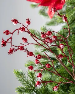 WeRChristmas Artificial Berries Tree Pick, Red, 57 Cm^ Flowers & Foliage|Flowers & Foliage