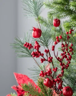WeRChristmas Artificial Berries Tree Pick, Red, 66 Cm^ Flowers & Foliage|Flowers & Foliage
