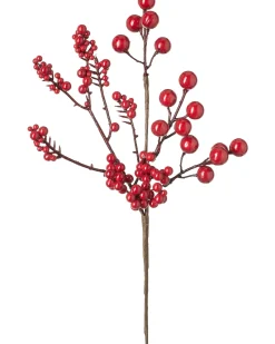 WeRChristmas Artificial Berries Tree Pick, Red, 30 Cm^ Flowers & Foliage|Flowers & Foliage