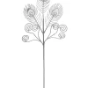 WeRChristmas Artificial Feather Pick, Silver, 62 Cm^ Flowers & Foliage|Flowers & Foliage