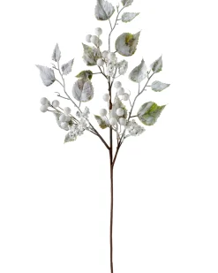 WeRChristmas Artificial Frosted Berries Pick, White, 25 Cm^ Flowers & Foliage|Flowers & Foliage