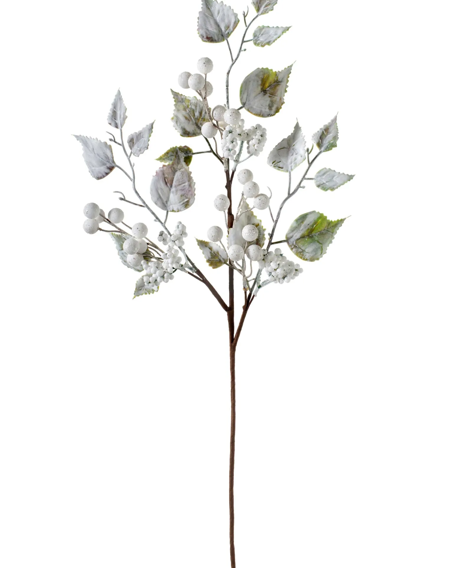 WeRChristmas Artificial Frosted Berries Pick, White, 25 Cm^ Flowers & Foliage|Flowers & Foliage