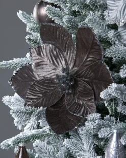 WeRChristmas Artificial Magnolia Flower, Grey, 28 Cm^ Flowers & Foliage|Flowers & Foliage