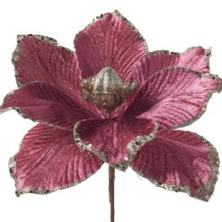 WeRChristmas Artificial Magnolia Flower, Pink, 26 Cm^ Flowers & Foliage|Flowers & Foliage
