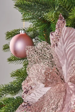 WeRChristmas Artificial Poinsettia Flower, Pink, 30 Cm^ Flowers & Foliage|Flowers & Foliage