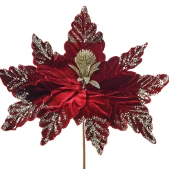 WeRChristmas Artificial Poinsettia Flower, Red, 30 Cm^ Flowers & Foliage|Flowers & Foliage