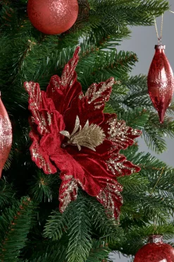 WeRChristmas Artificial Poinsettia Flower, Red, 30 Cm^ Flowers & Foliage|Flowers & Foliage