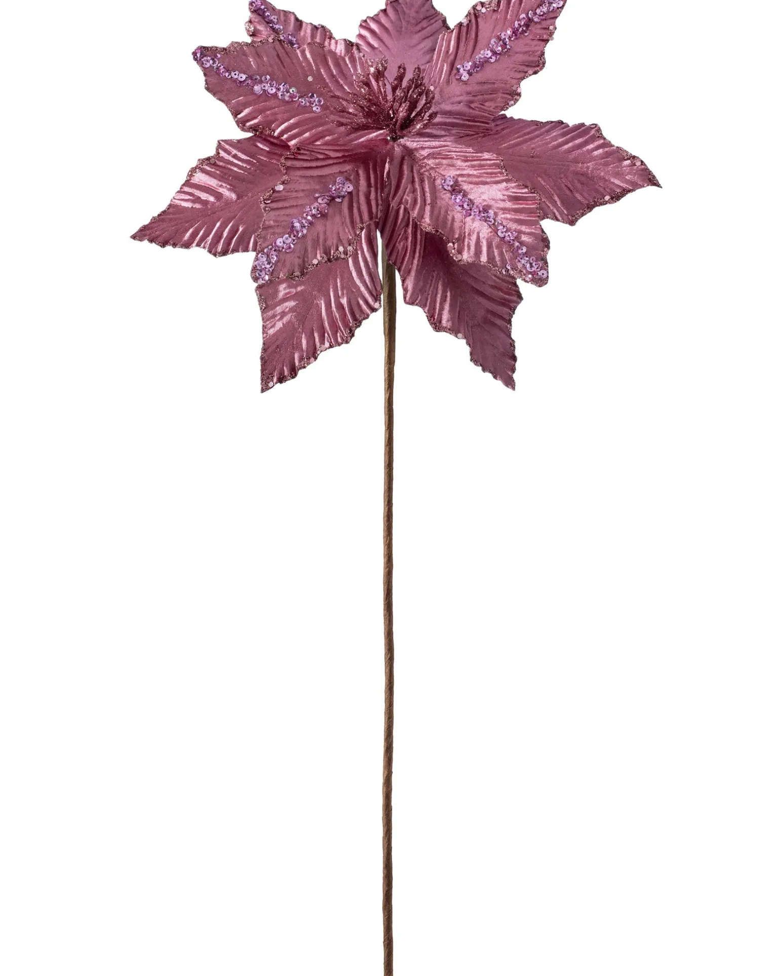 WeRChristmas Artificial Poinsettia Flower, Pink, 28 Cm^ Flowers & Foliage|Flowers & Foliage