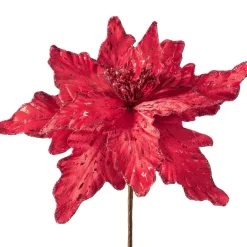 WeRChristmas Artificial Poinsettia Flower, Red, 30 Cm^ Flowers & Foliage|Flowers & Foliage