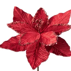 WeRChristmas Artificial Poinsettia Flower, Red, 30 Cm^ Flowers & Foliage|Flowers & Foliage