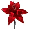 WeRChristmas Artificial Red Poinsettia Flower With Clip, 3 Pack, 12 Cm^ Flowers & Foliage|Flowers & Foliage