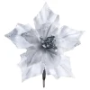 WeRChristmas Artificial White Poinsettia Flower With Clip, 3 Pack, 12 Cm^ Flowers & Foliage|Flowers & Foliage