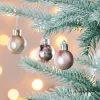 WeRChristmas Baby Pink Shatterproof Baubles, 36 Pack, 3 Cm^ Shatterproof Baubles