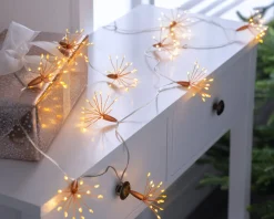 WeRChristmas Battery Operated Firework Copper Wire Light String, 2 M^ Fairy Lights