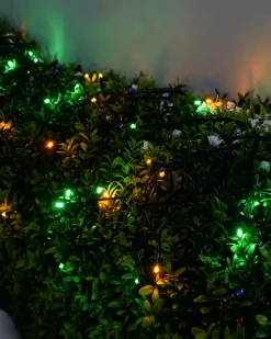 WeRChristmas Battery Operated Multi-Function 100 LED Light String With Timer, Multi-Coloured^ Fairy Lights|Tree Lights